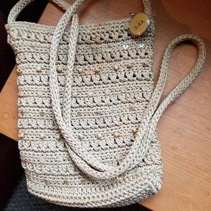 "The Sak" Crossbody bag with beads/sequins